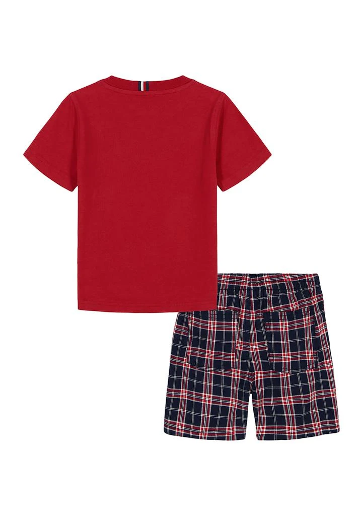 Tommy Hilfiger Toddler Boys Graphic T-Shirt and Printed Shorts Set 2