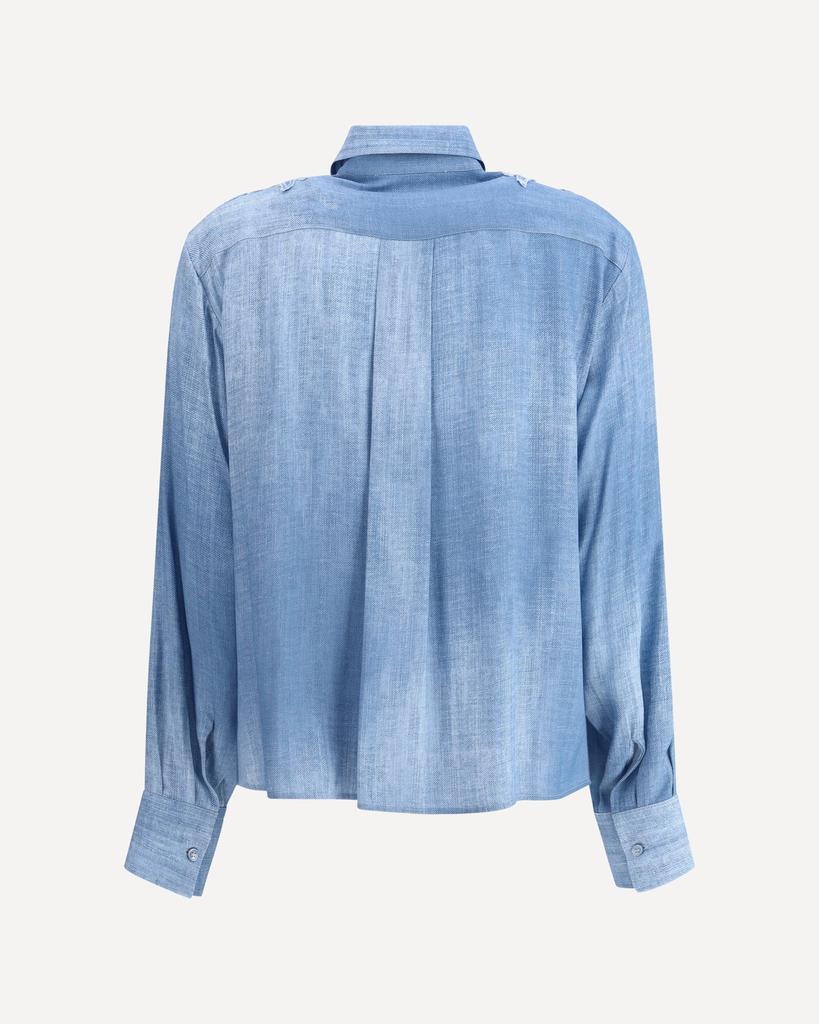ERMANNO Embroidered denim Shirt