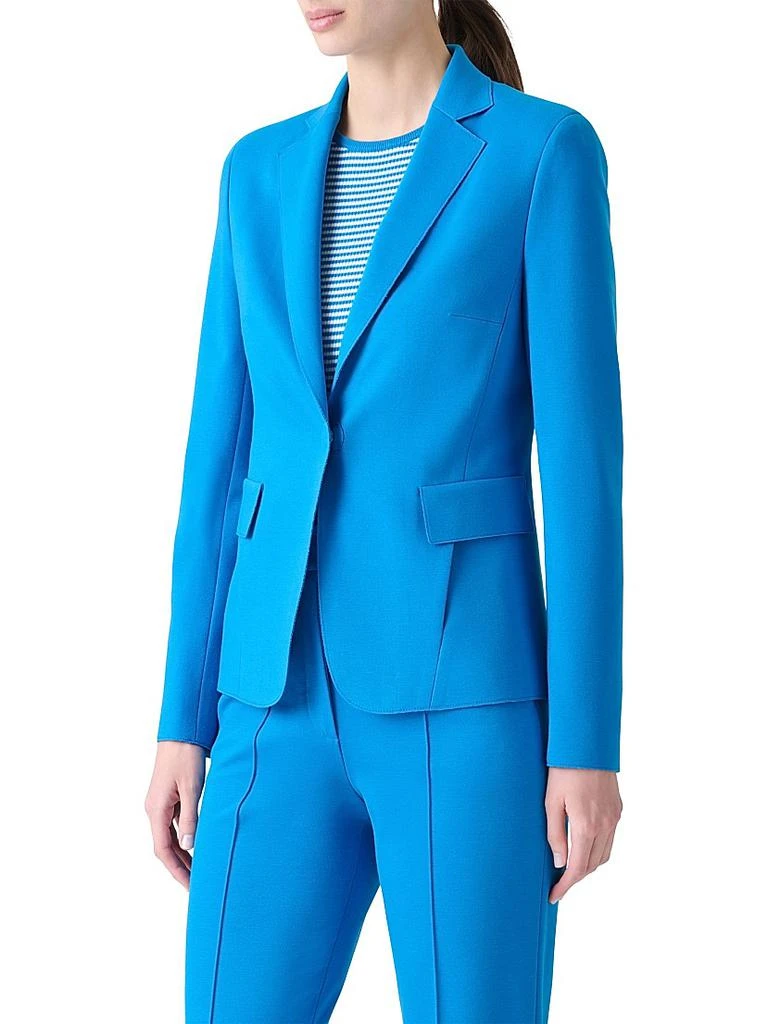 Akris Jersey One-Button Blazer 4