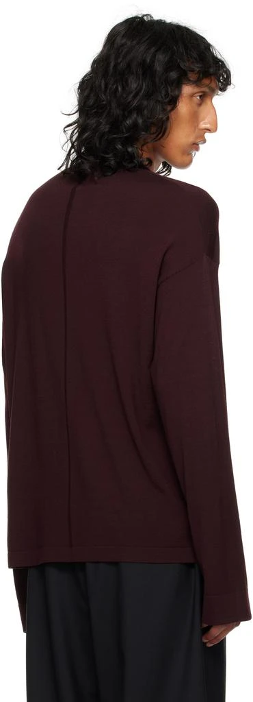 The Row Burgundy Belfast T-shirt 3