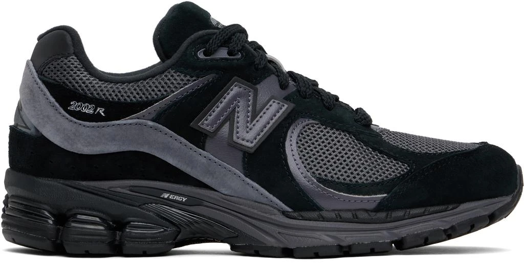 New Balance Black & Gray 2002R Sneakers 1