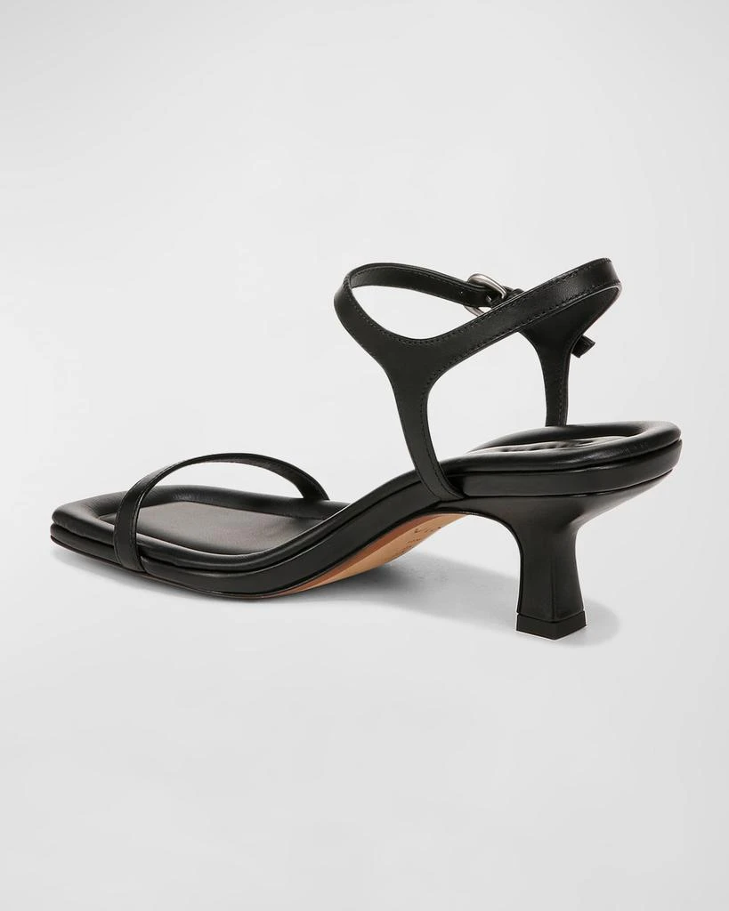 Vince Coco Leather Kitten-Heel Sandals 4
