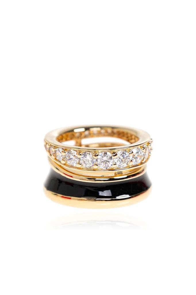 Salvatore Ferragamo Ferragamo Band Embellished Ring