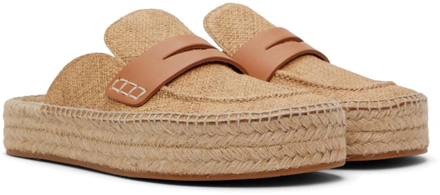JW Anderson Beige Espadrille Loafers 4