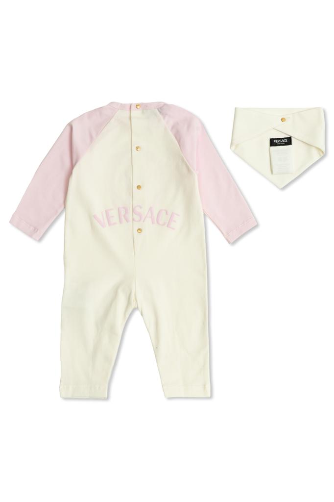Versace Set: onesie and scarf