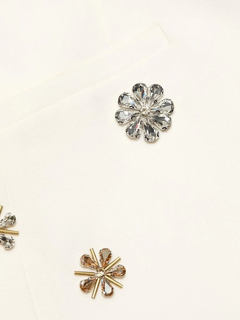 Cinq à Sept Karlie Tumbling Flowers Embellished Blazer 7