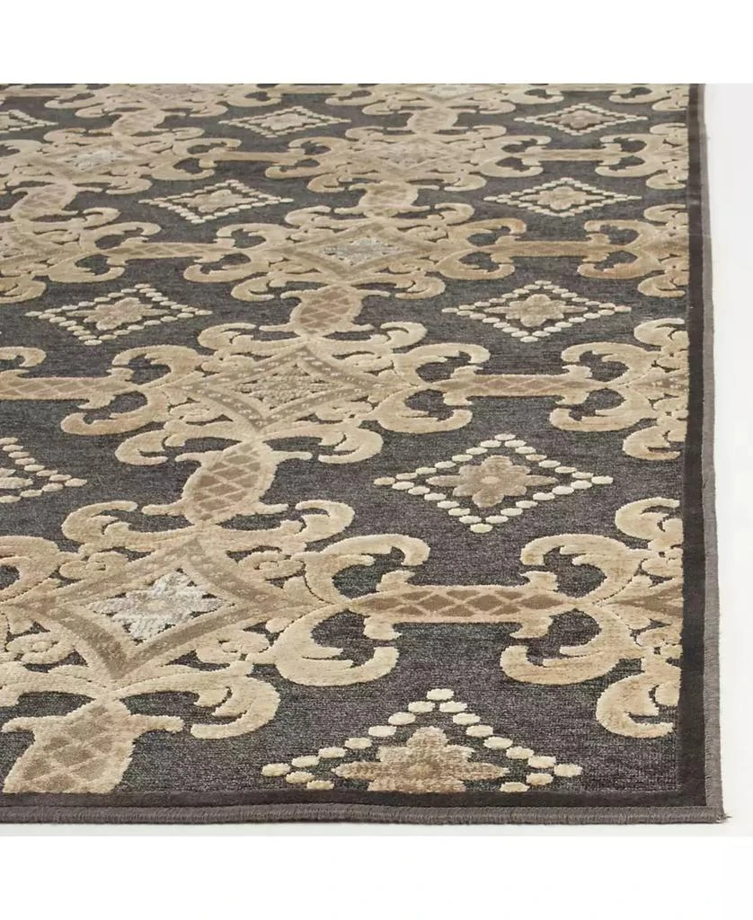 Martha Stewart MSR74303 Onyx 5'1" x 7'6" Area Rug 2