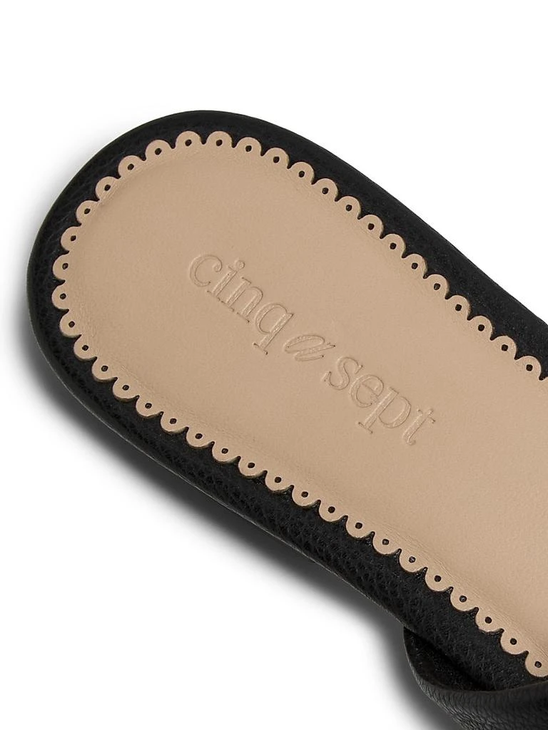 Cinq à Sept Grace Studded Leather Sandals 5