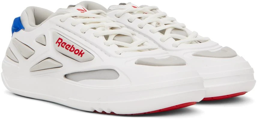 Reebok White & Blue Club C FWD Sneakers 4