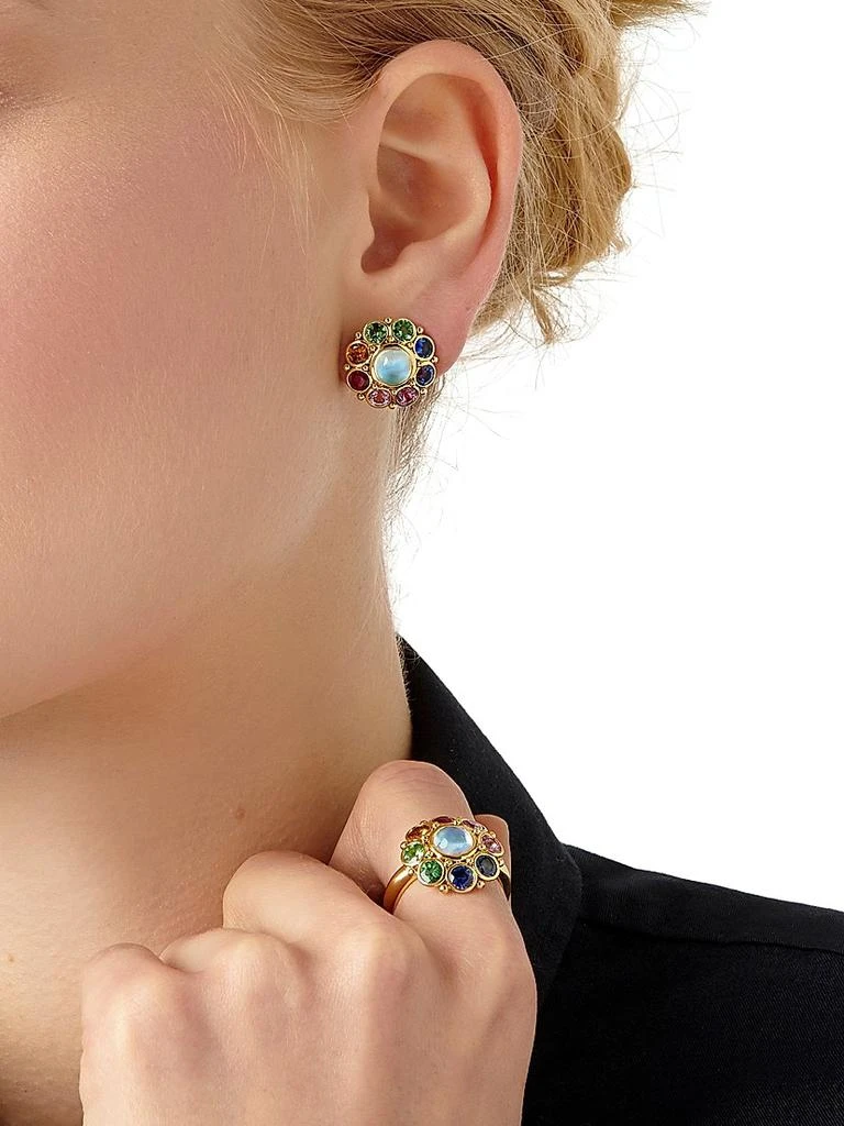 Temple St. Clair Celestial 18K Yellow Gold & Multi-Stone Stella Cluster Ring 3