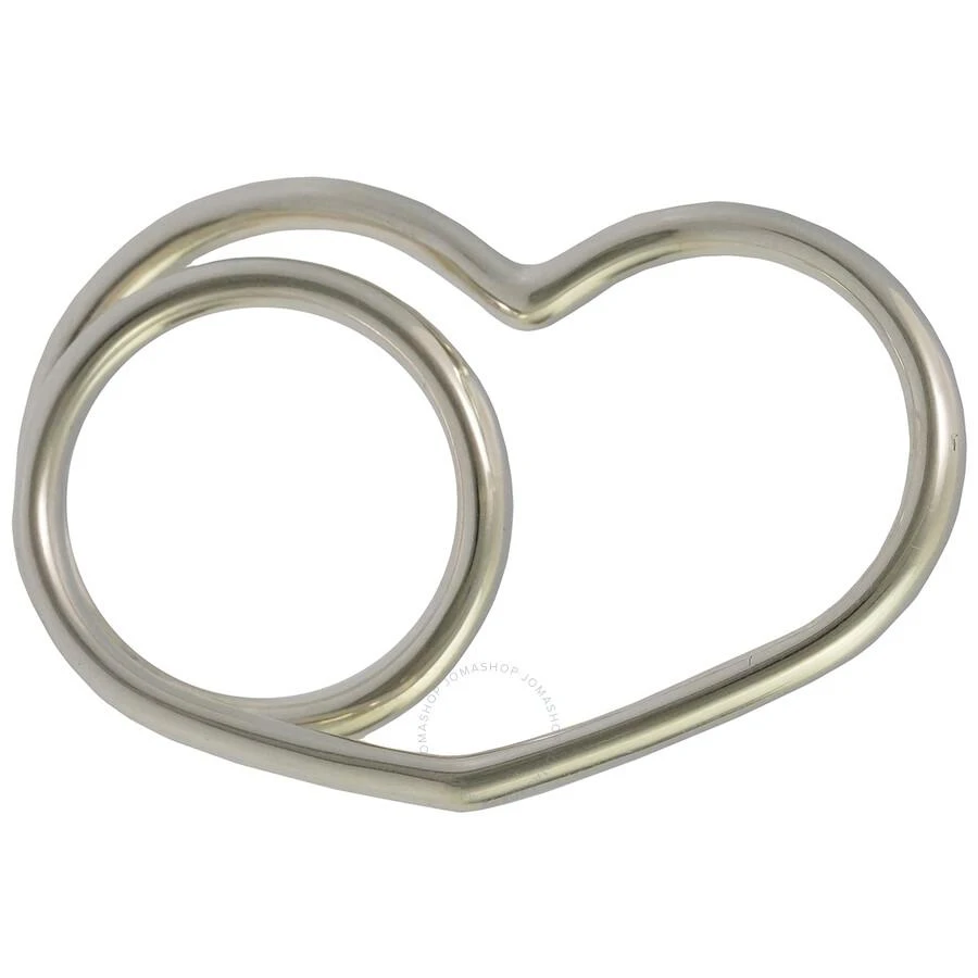 Hermes Hermes Vertige Coeur Double Ring, Medium, Brand Size 53 2