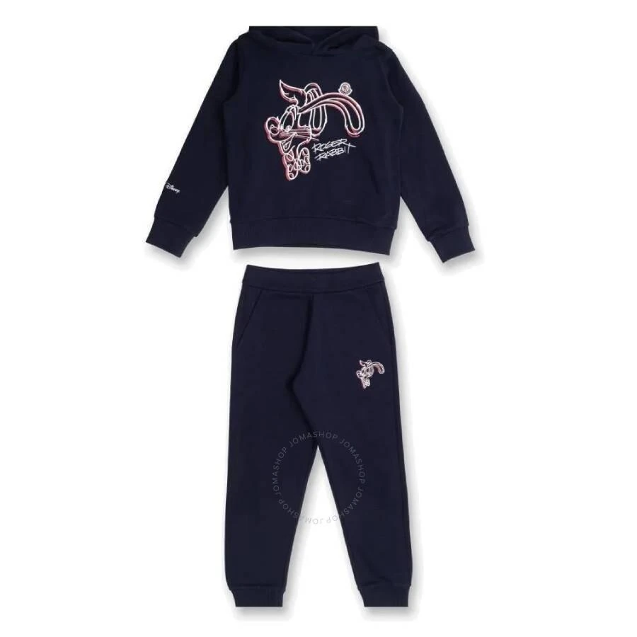 Moncler Kids X Disney Logo Embroidered Hooded Tracksuit 1