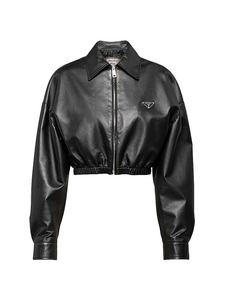 Prada Leather Jacket - Jackets - Free Shipping - BeyondStyle