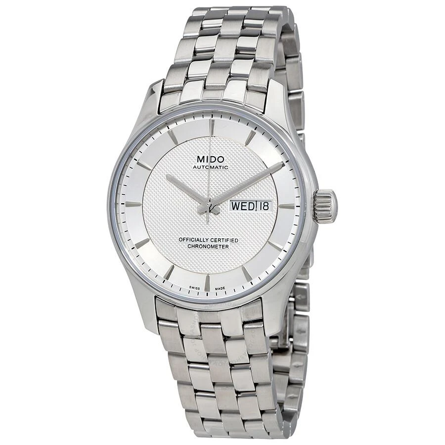 Mido Belluna Automatic Silver Dail Men's Watch M0014311103192 1