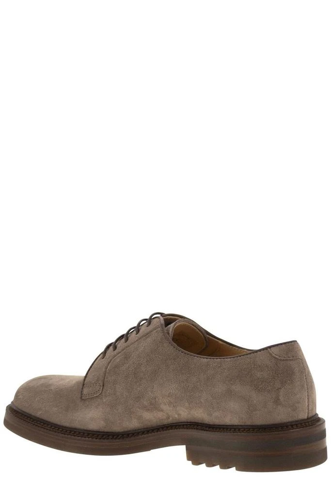 Brunello Cucinelli Brunello Cucinelli Round-Toe Lace-Up Derby Shoes 3