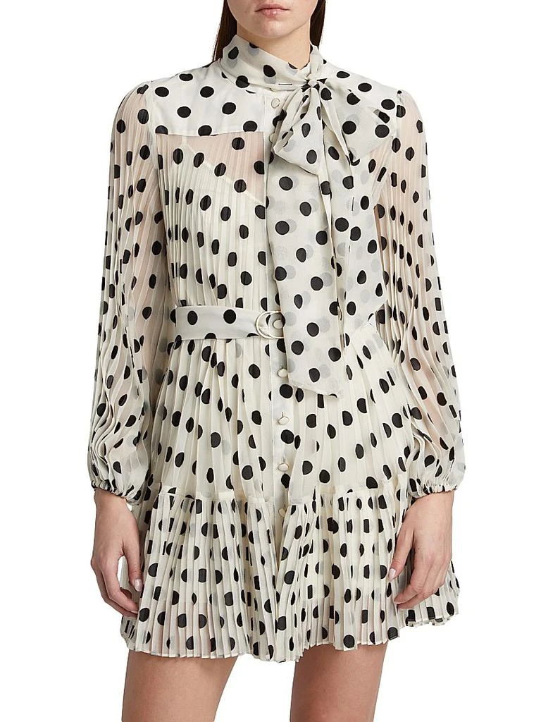 Zimmermann Polka Dot Pussybow Minidress 3