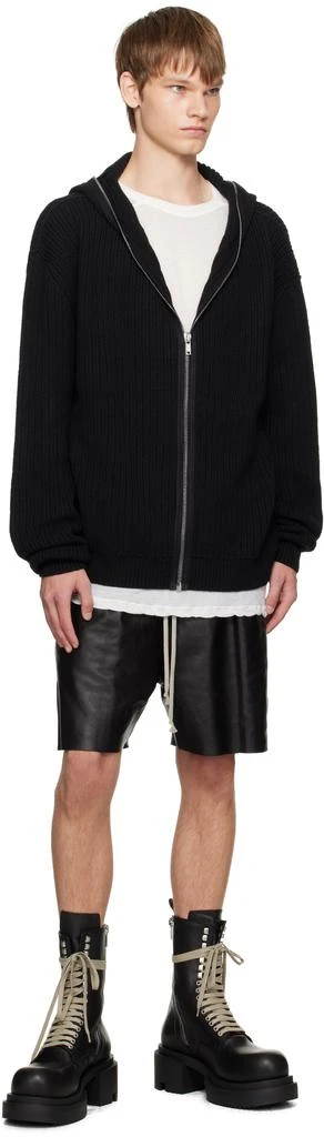 Rick Owens Black Concordians Lace-Up Bogun Boots 5