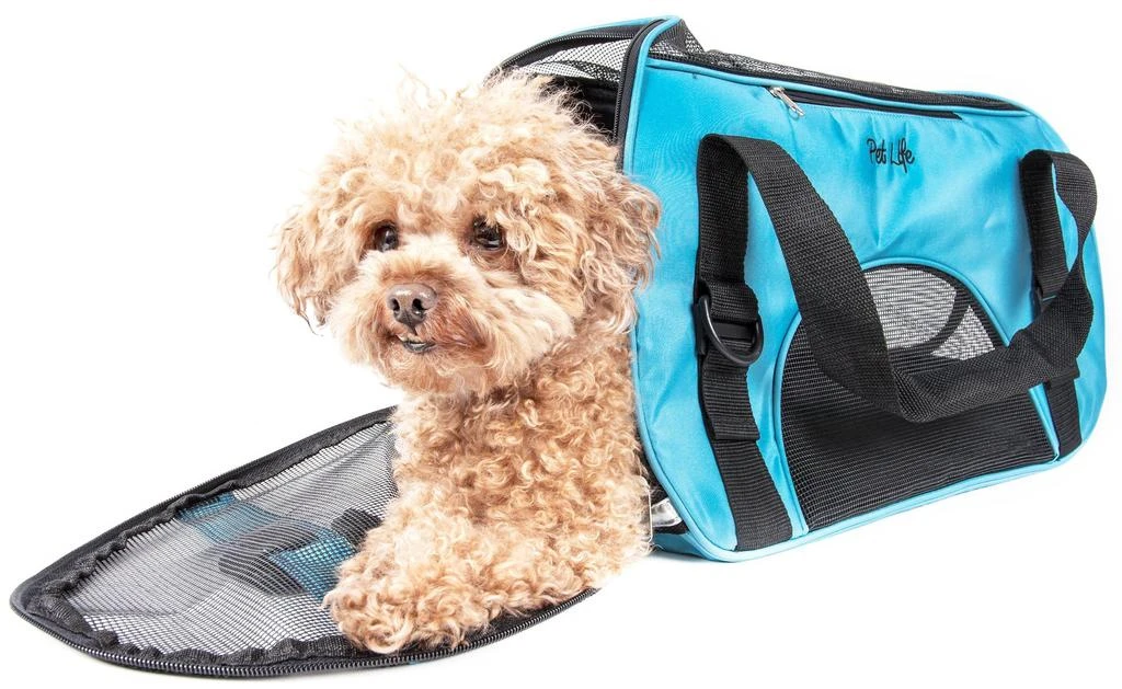 Pet Life 'Altitude Force' Airline Approved Sporty Zippered Folding Fashion Pet Dog Carrier 2