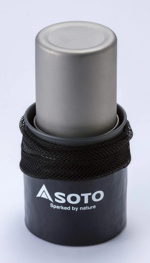 SOTO SOTO Thermostack Camping Cooking Set - Multi-Functional Camping Pot Set, Camp Cookware Set for Outdoor Backpacking Camping Hiking Picnic, Included Cozy/Storage Pouch 3