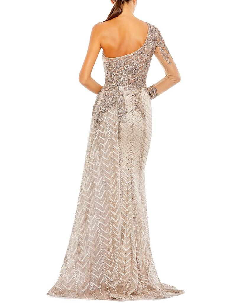 Mac Duggal Embellished A-Line Gown