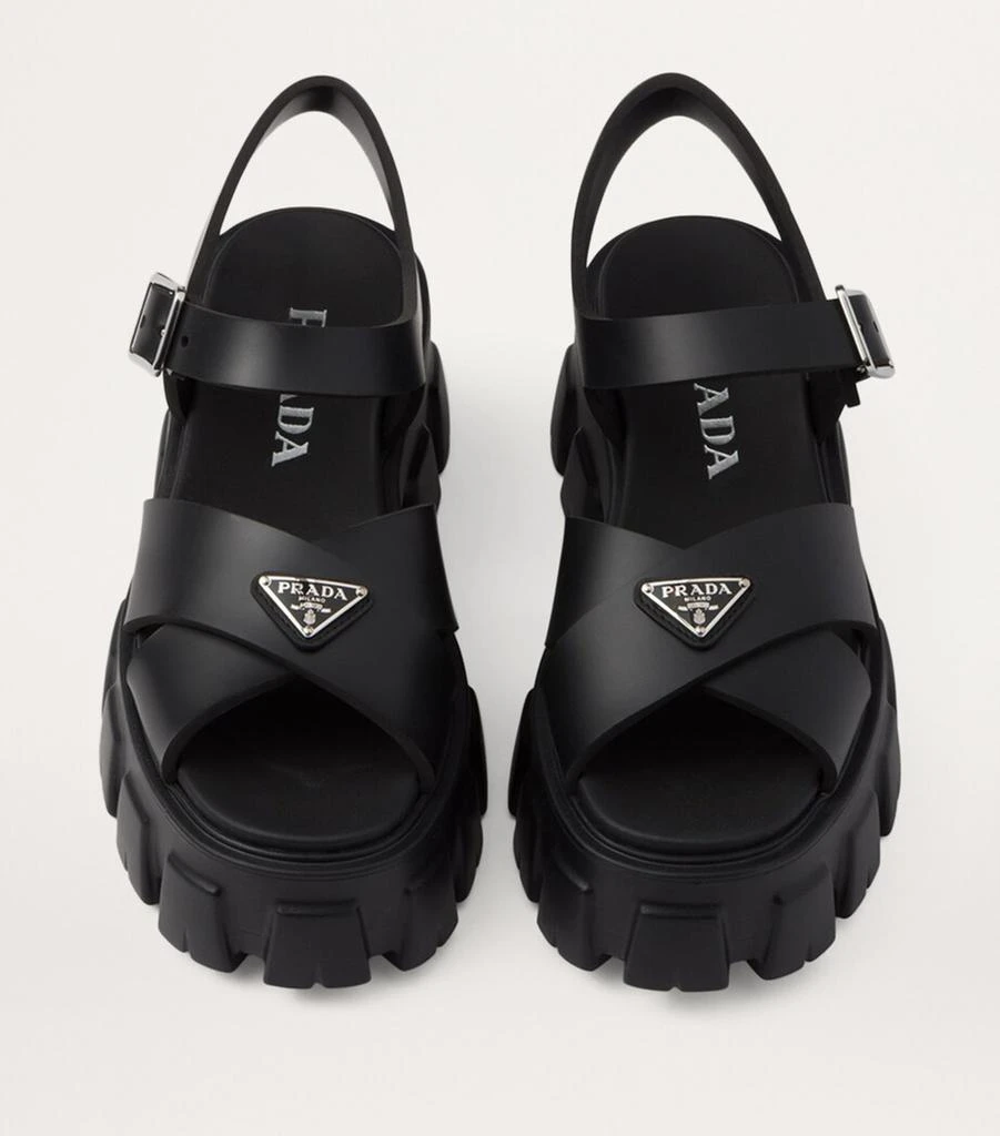 Prada Rubber Monolith Sandals 55 2