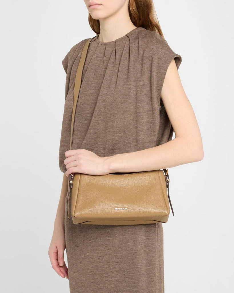 Michael Kors Moore Medium Leather Crossbody Bag 2