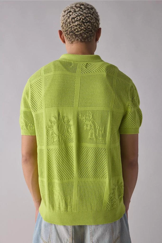 Pas de Mer Pas de Mer Not Long Time Knit Button-Down Shirt 2