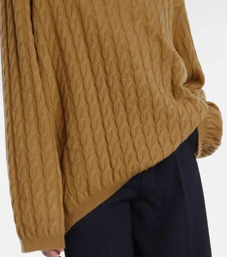 Jardin des Orangers Cable-knit wool and cashmere sweater 5