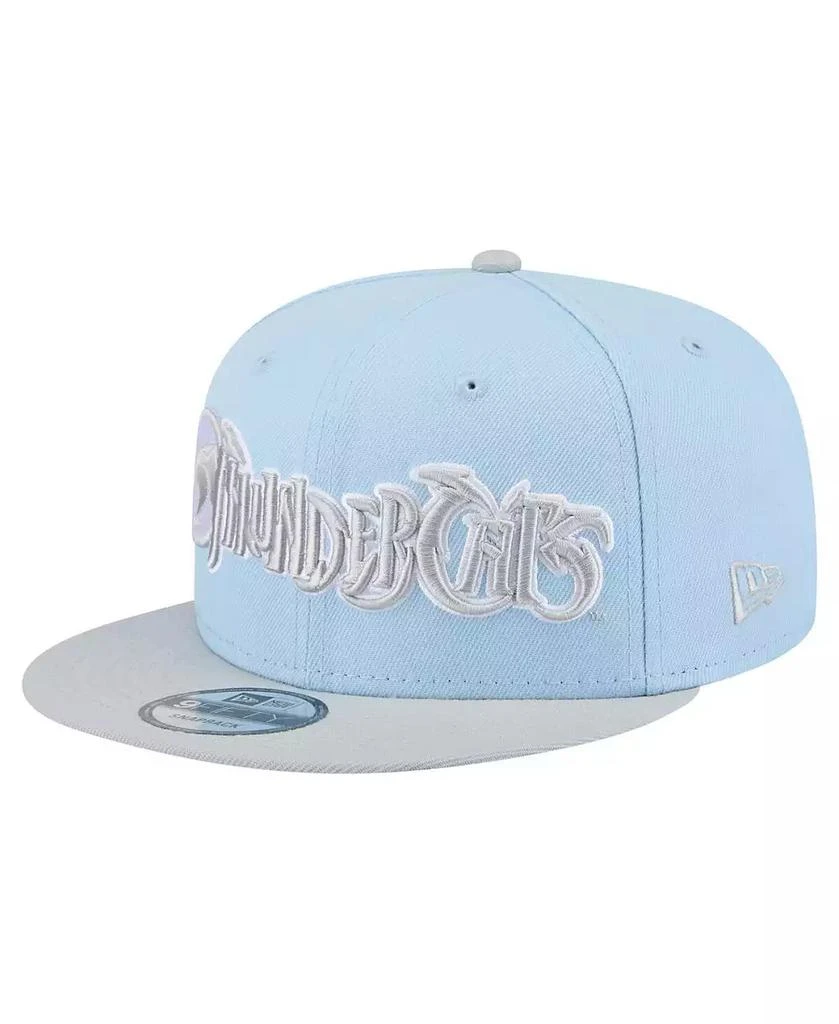 New Era Men's Light Blue/Gray Thundercats Two-Tone 9FIFTY Snapback Hat 1