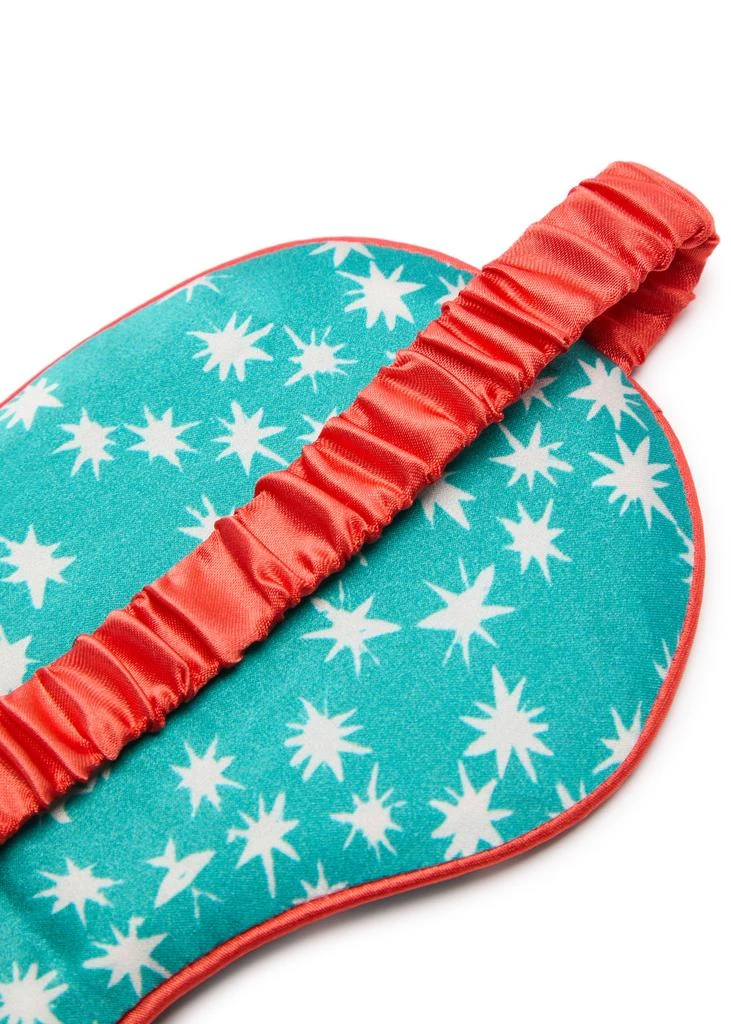 JESSICA RUSSELL FLINT Tear Stars printed silk eye mask 3