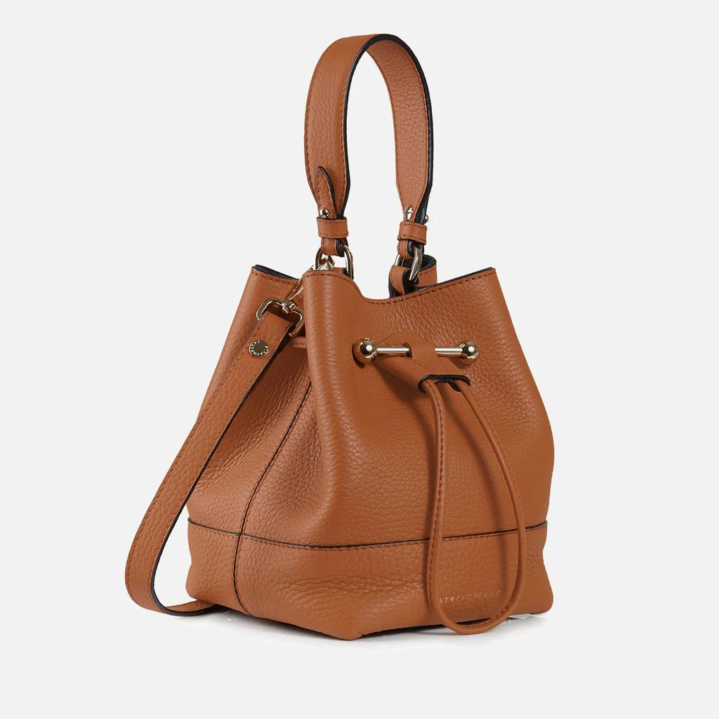 Strathberry Lana Osette Pebble-Grain Leather Bucket Bag 5