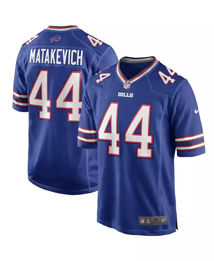 NIKE Men's Tyler Matakevich Royal Buffalo Bills Game Player Jersey 1