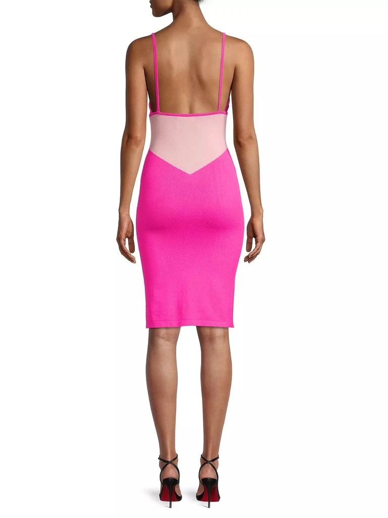 Victor Glemaud Colorblocked Sleeveless Knee-Length Dress 5