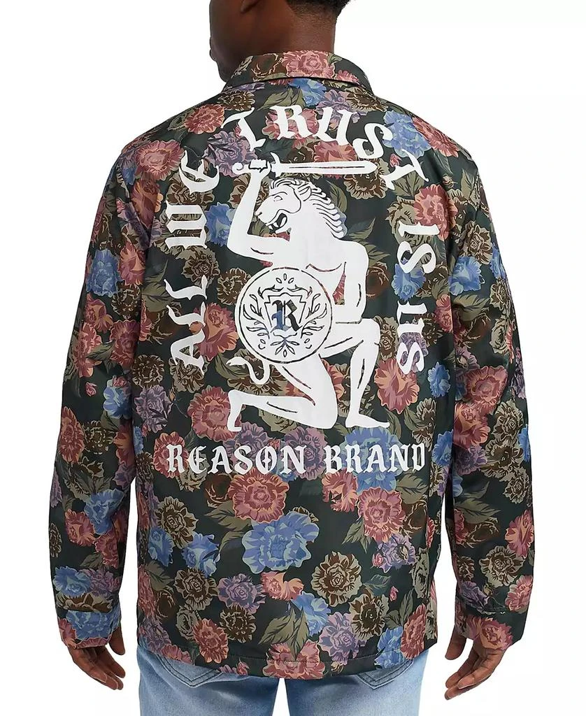Reason Men's Fearless Tape Trim Nylon Quilted Jacket 2
