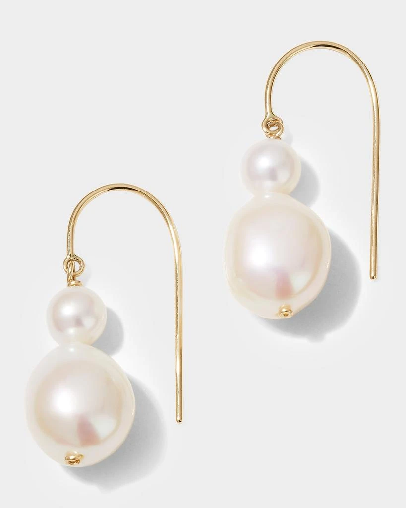 POPPY FINCH Baroque Duo Hook Earrings 1