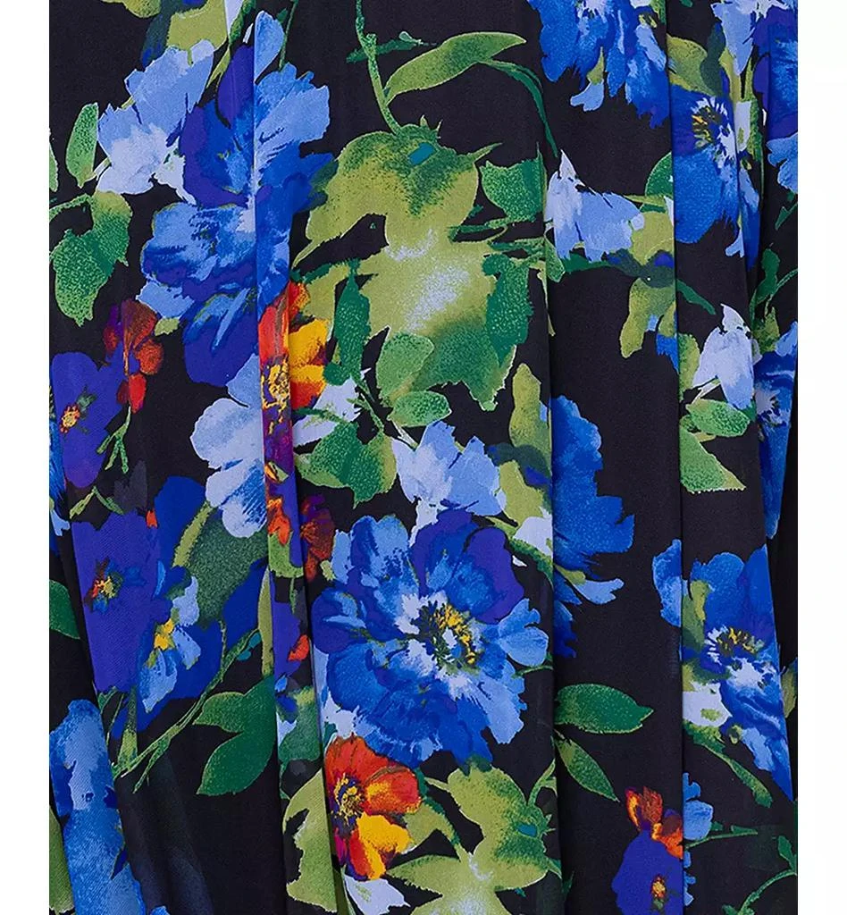 Betsy & Adam Betsy & Adam Plus Size Floral-Print Halter Gown 4