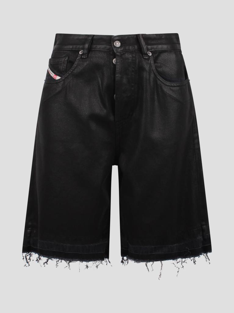 24年製 DIESEL de-sire Shorts Coated Denim Diesel de-sire Shorts In Coated Tailoring Denim - Jeans