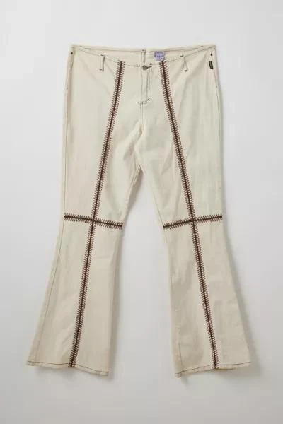 Urban Renewal Vintage By Madalyn Newell Stitched Low-Rise Flare Pant 1