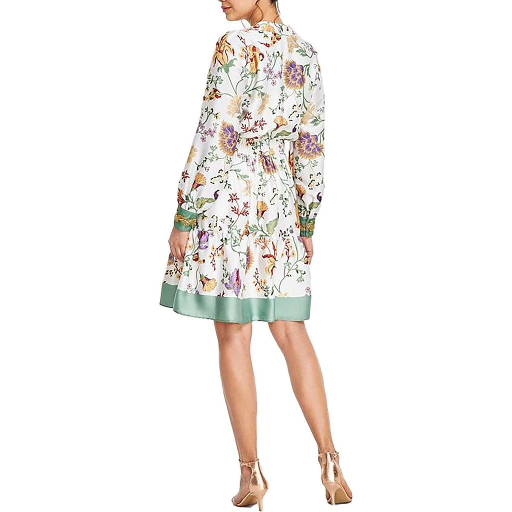Anne Klein Womens Floral Print Polyester Fit & Flare Dress 2