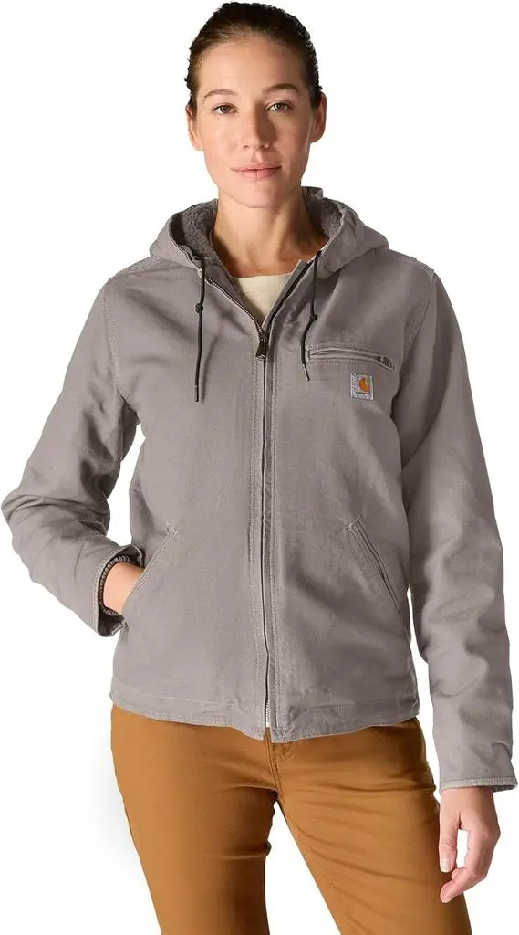 Carhartt Carhartt Women's Loose Fit Washed Duck Sherpa Lined Jacket