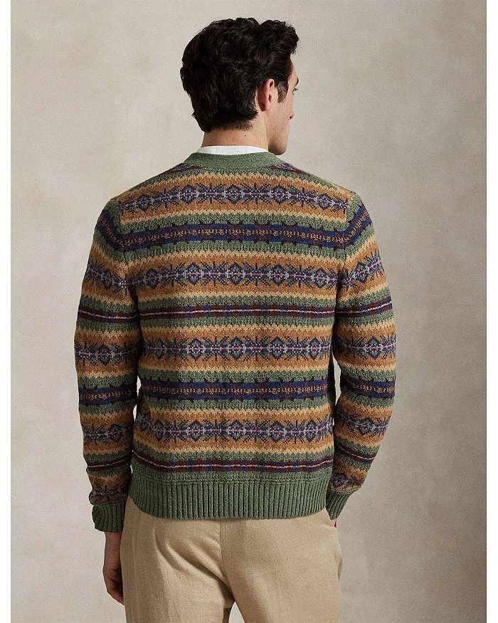 Ralph Lauren Fair Isle Cotton Blend Cardigan 4
