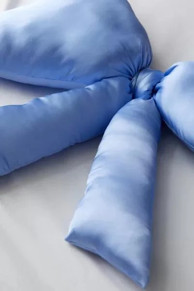 Urban Outfitters Big Bow Satin Throw Pillow 3