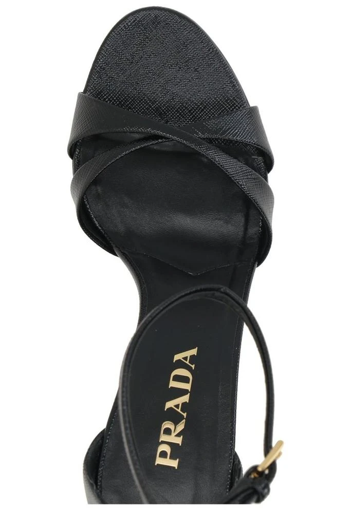 Prada Prada Round-Toe High-Heeled Sandals 4