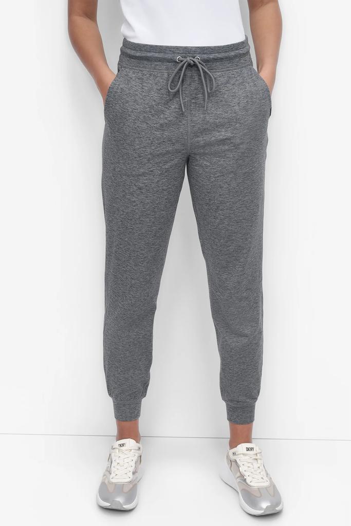 DKNY SPACEDYE HIGH WAIST SLIM FIT JOGGER WITH POCKETS