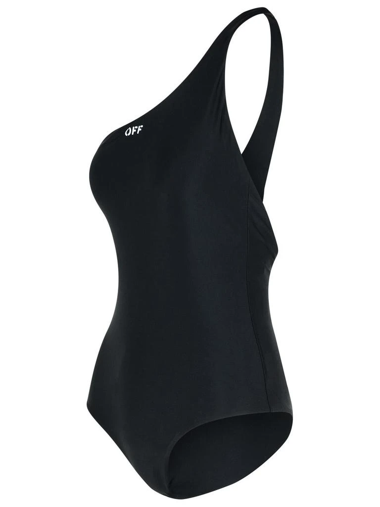 Off-White Off-White Logo Embroidered One-Shoulder Swimsuit 3