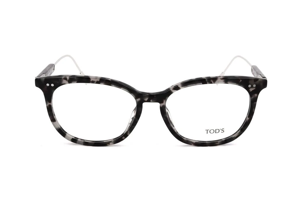 Tod's Tod's Tortoise Shell Square Frame Glasses 1