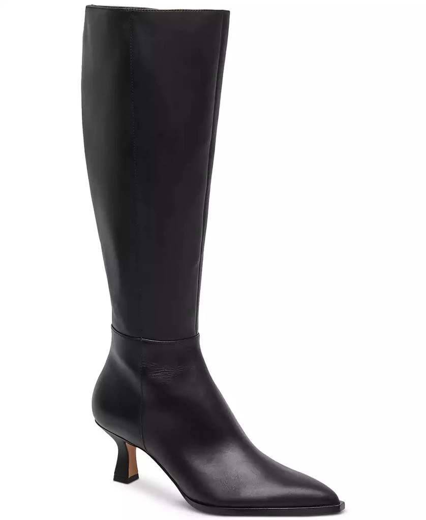 Dolce Vita Women's Auggie Wide-Calf Pointed-Toe Kitten-Heel Tall Dress Boots 1