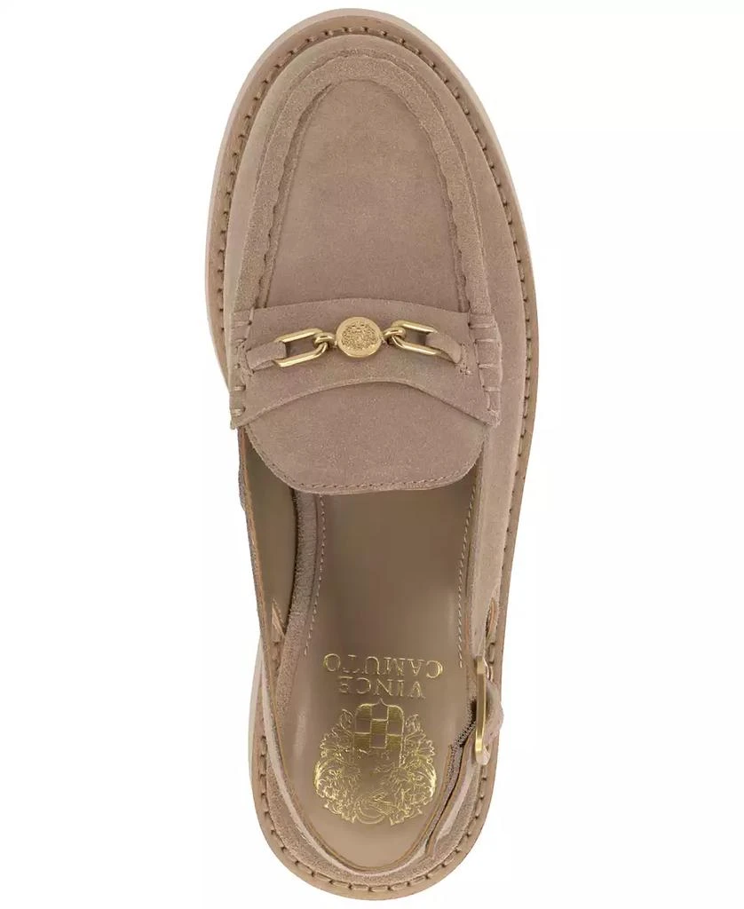 Vince Camuto Women's Torrie Platform Slingback Tailored Loafer Flats 4