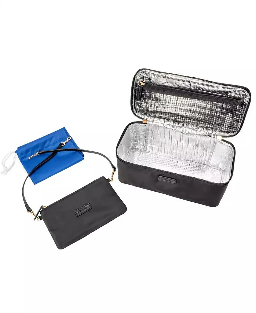 MinkeeBlue Convertible Organizational Amber Backpack with Lunch Bag 9