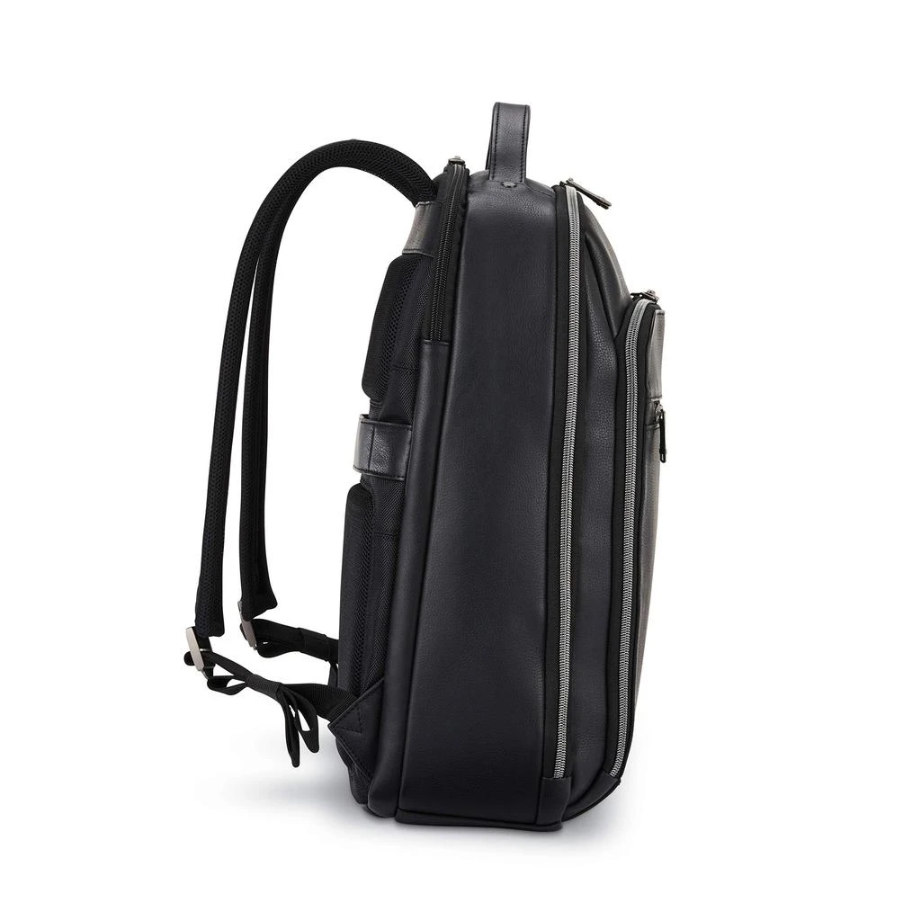 Samsonite Samsonite Classic Leather Backpack, Black, One Size 3